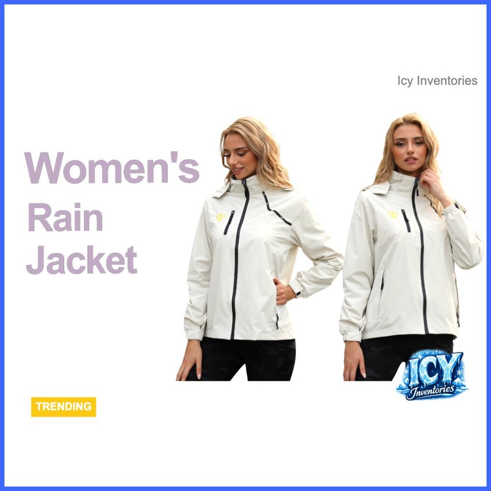 Waterproof Windproof Lightweight Packable Rain Ja… - image 7